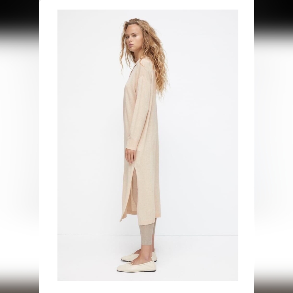 Zara knit polo dress